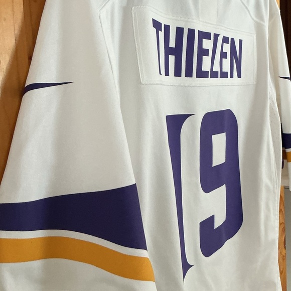 Nike Minnesota Vikings Adam Thielen #19 Jersey Size Medium White NFL Football - Picture 11 of 13